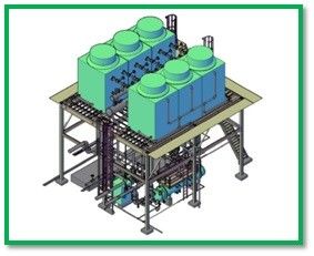 Sistema orgánico originario del ciclo de Rankine del líquido de proceso para el campo de la recuperación de calor residual